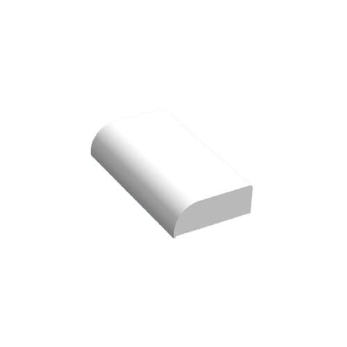 Brilliant White 9mm x 25mm Pencil Round Fillet (5m | Kestrel)