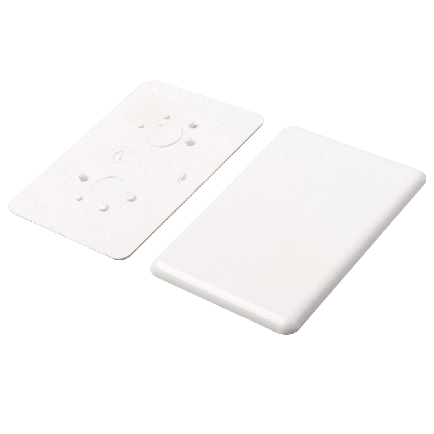 Brilliant White Square 50mm End Cap (9mm or 16mm boards | Kestrel)