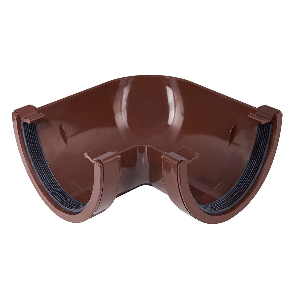 Brown 114mm Deep 90 Degree Angle (Kayflow)