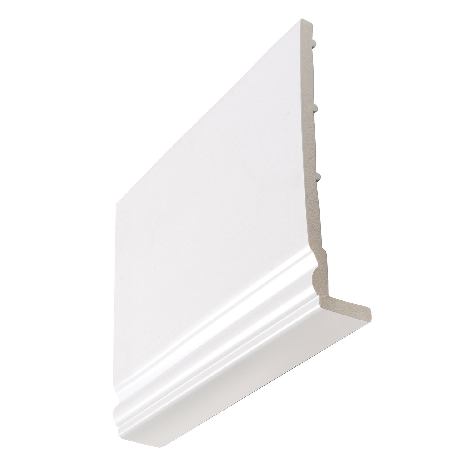 Brilliant White Ogee 8mm x 150mm Fascia Board (5m | Kestrel)