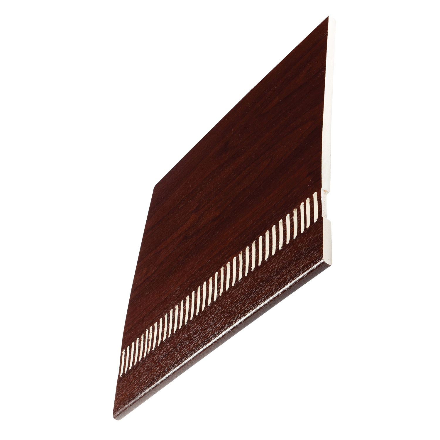 Rosewood 9mm x 300mm Vented Soffit Board (5m | Kestrel)