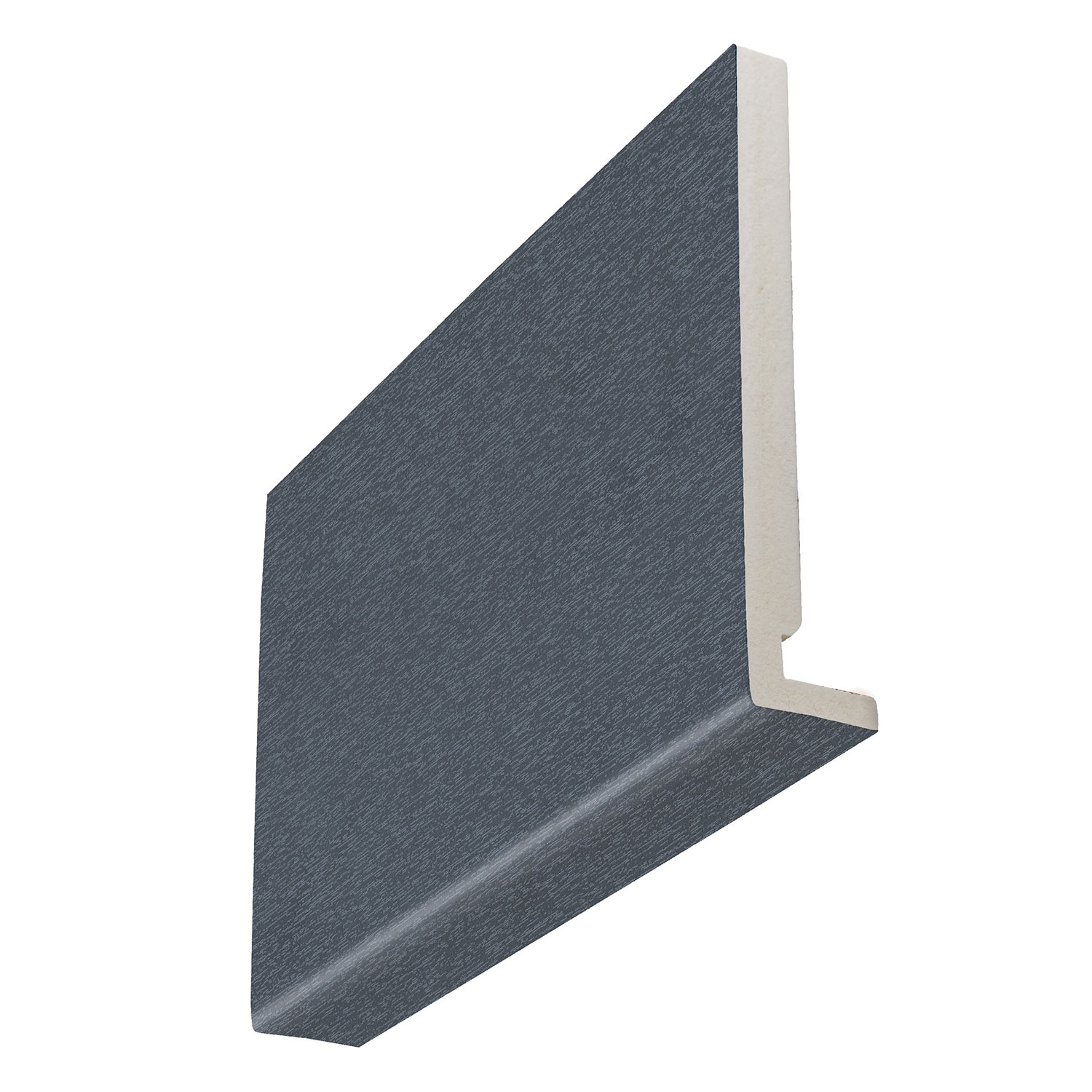 Anthracite Grey Woodgrain Square 16mm x 250mm Fascia Board (5m | Kestrel)
