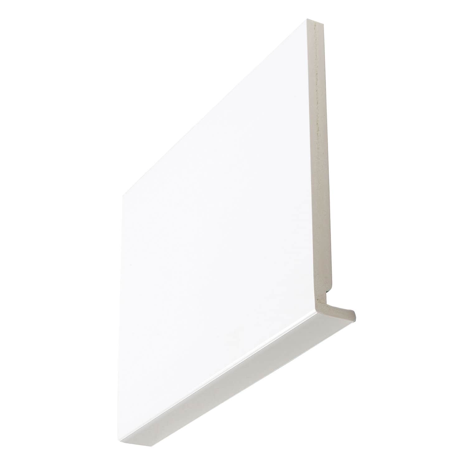 Brilliant White Square Chamfered 16mm x 200mm Full Replacement Fascia Board (5m | Kestrel)