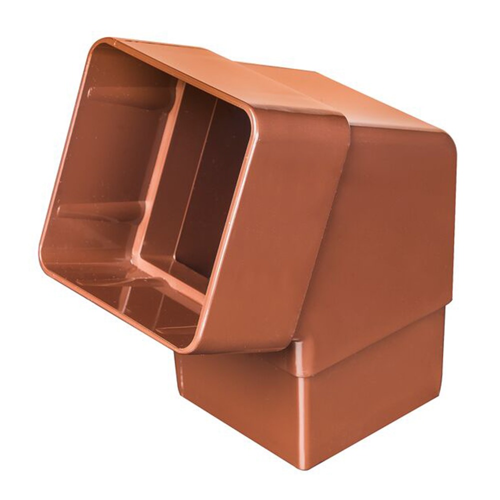 Brown 65mm Square 112.5 Degree Offset Bend (Kayflow)
