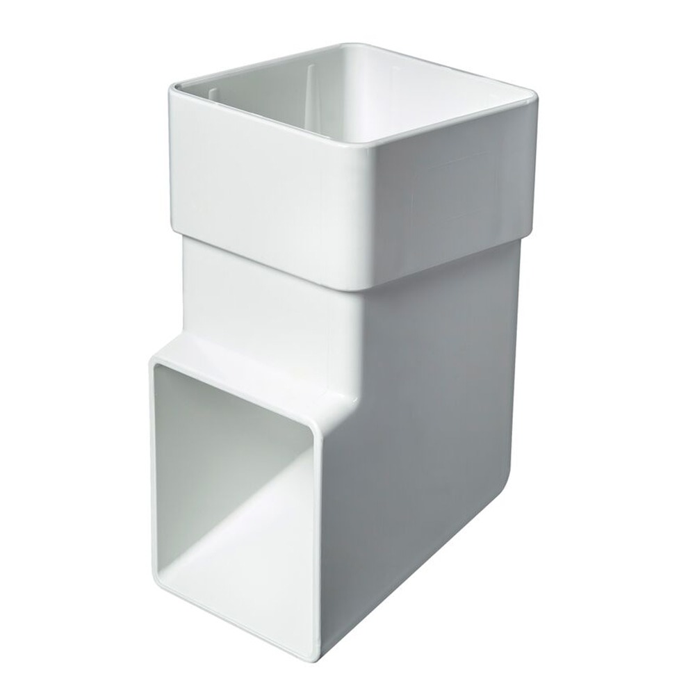 White 65mm Square Shoe