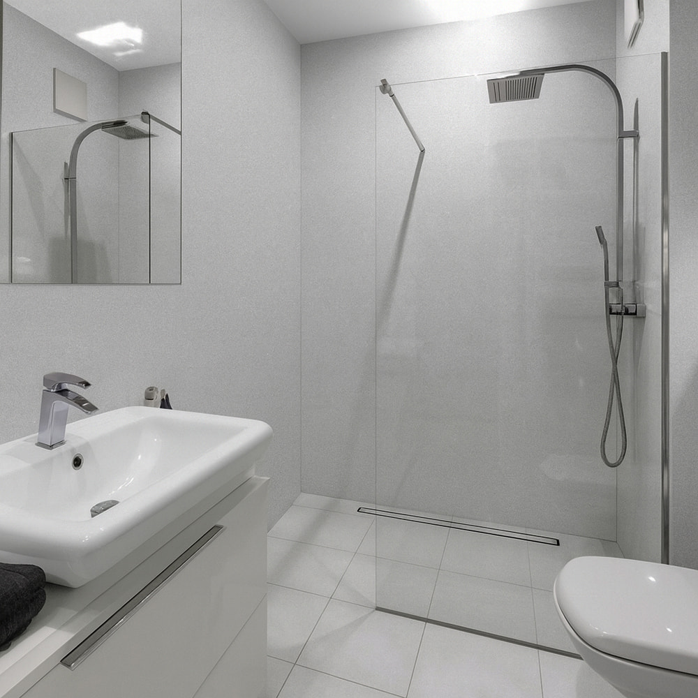 Platinum 10mm Shower Panel (1m x 2.4m | Zest Wall Panels)