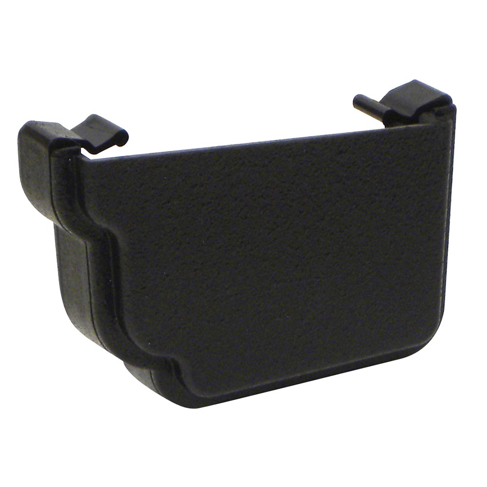 Cast Iron Effect 120mm Ogee Right Hand External Gutter Stop End (Kayflow)