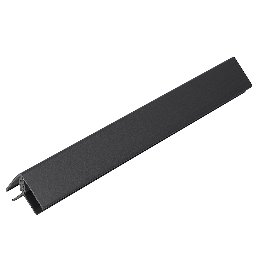 Carbon 5mm - 8mm Bathroom Panel 2 Part Universal Corner (2.6m | Pack of: 1 | Zest Wall Panels)