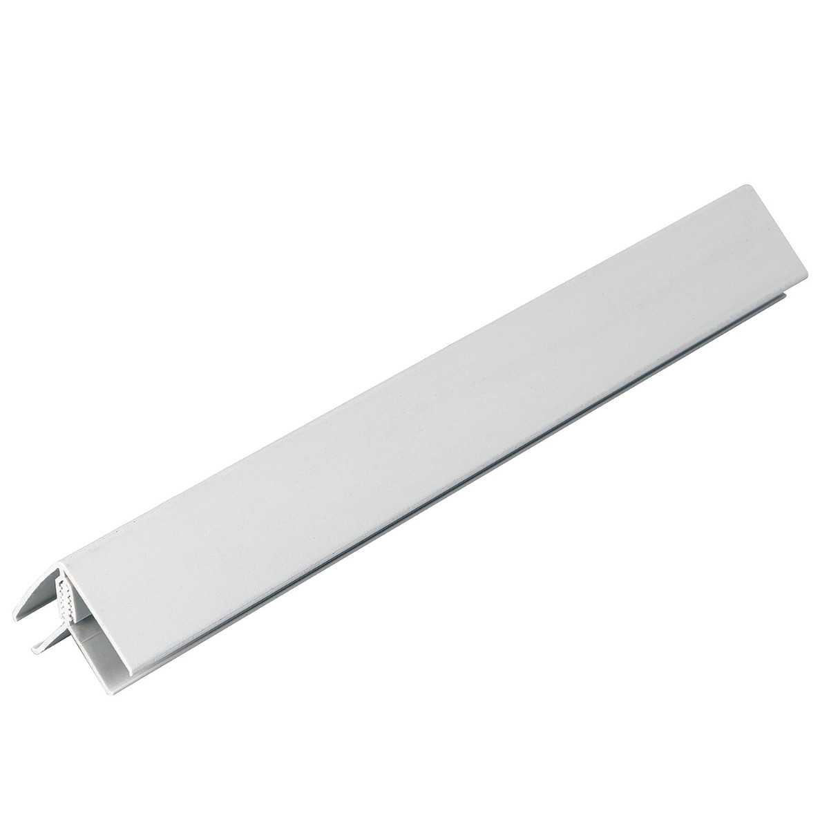 Grey 5mm - 8mm Bathroom Panel 2 Part Universal Corner (2.6m | Pack of: 1 | Zest Wall Panels)