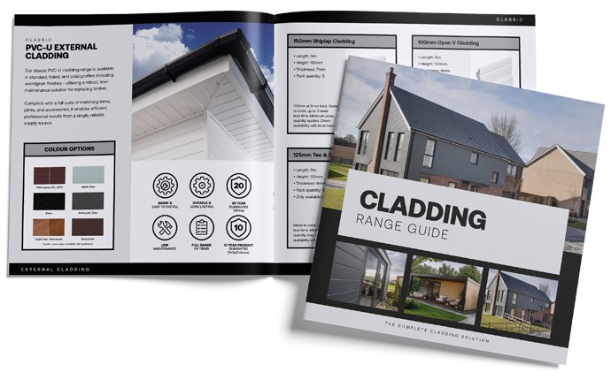 Download our latest cladding range guide Download our latest cladding range guide